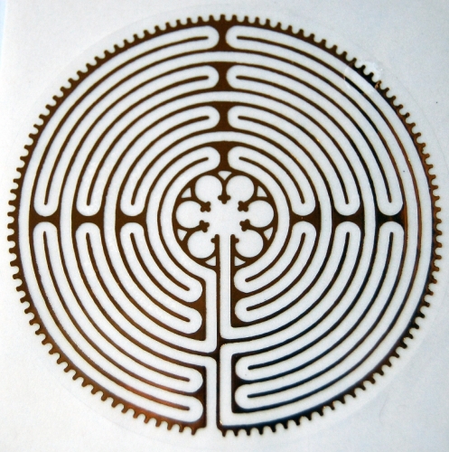 Aufkleberset-Labyrinth-Chartres