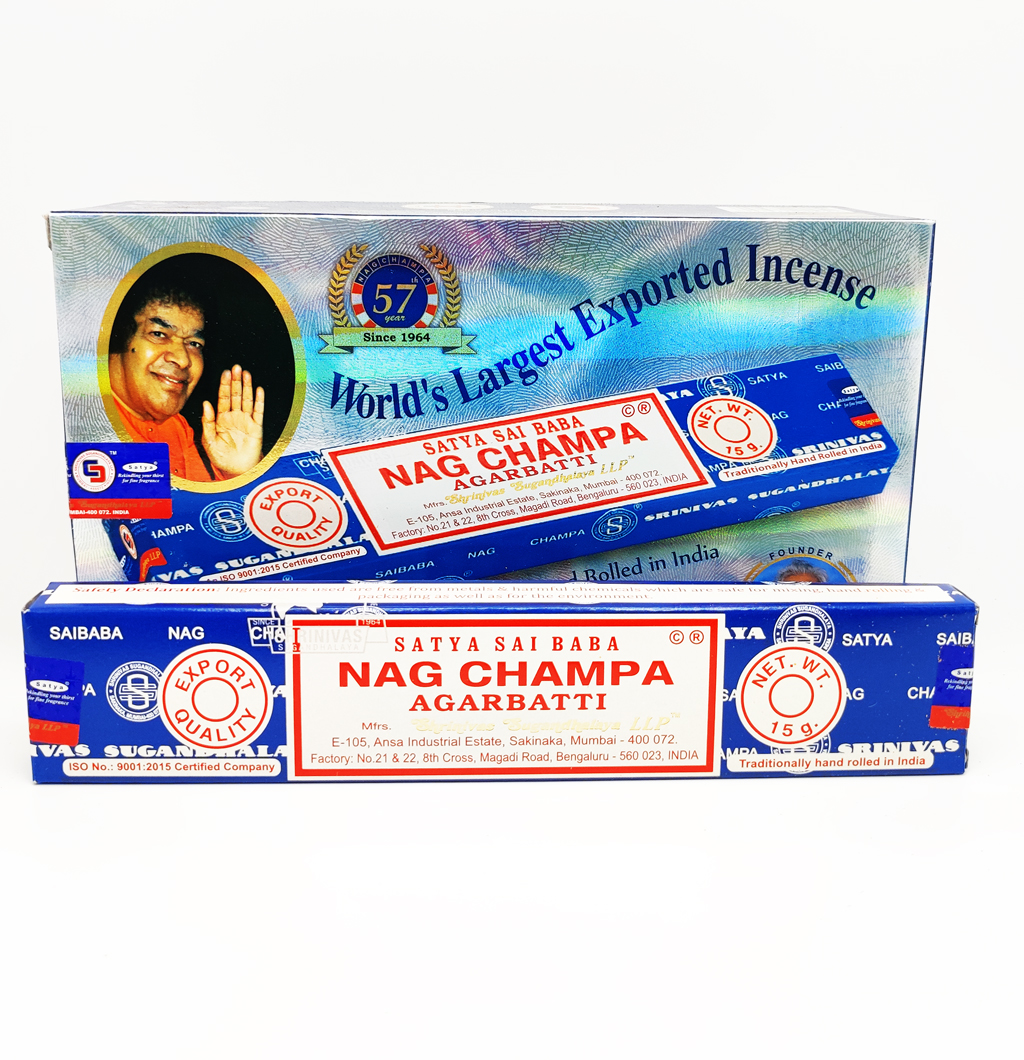 Räucherkegel & Sticks Nag Champa Räucherstäbchen Satya Sai Baba 