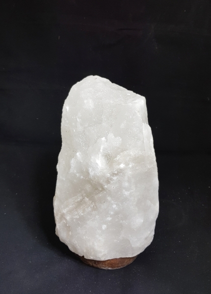 Salzlampe-natur white