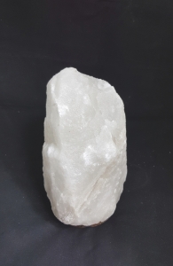 Salzlampe-natur white