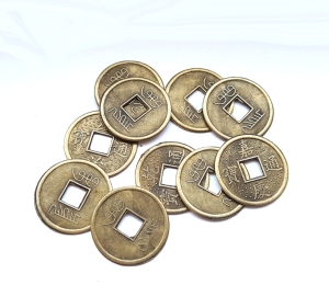 chinesische Lochmünzen, einzeln