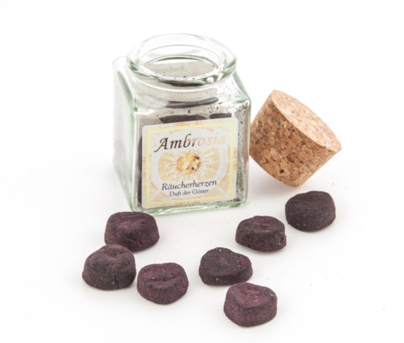Ambrosia incense hearts, 12 Stk.