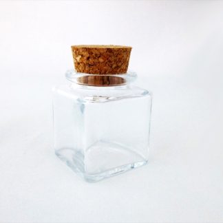 Glaswürfel 50 ml with Korken