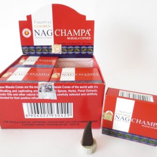 Golden Nag Champa Räucherkegel