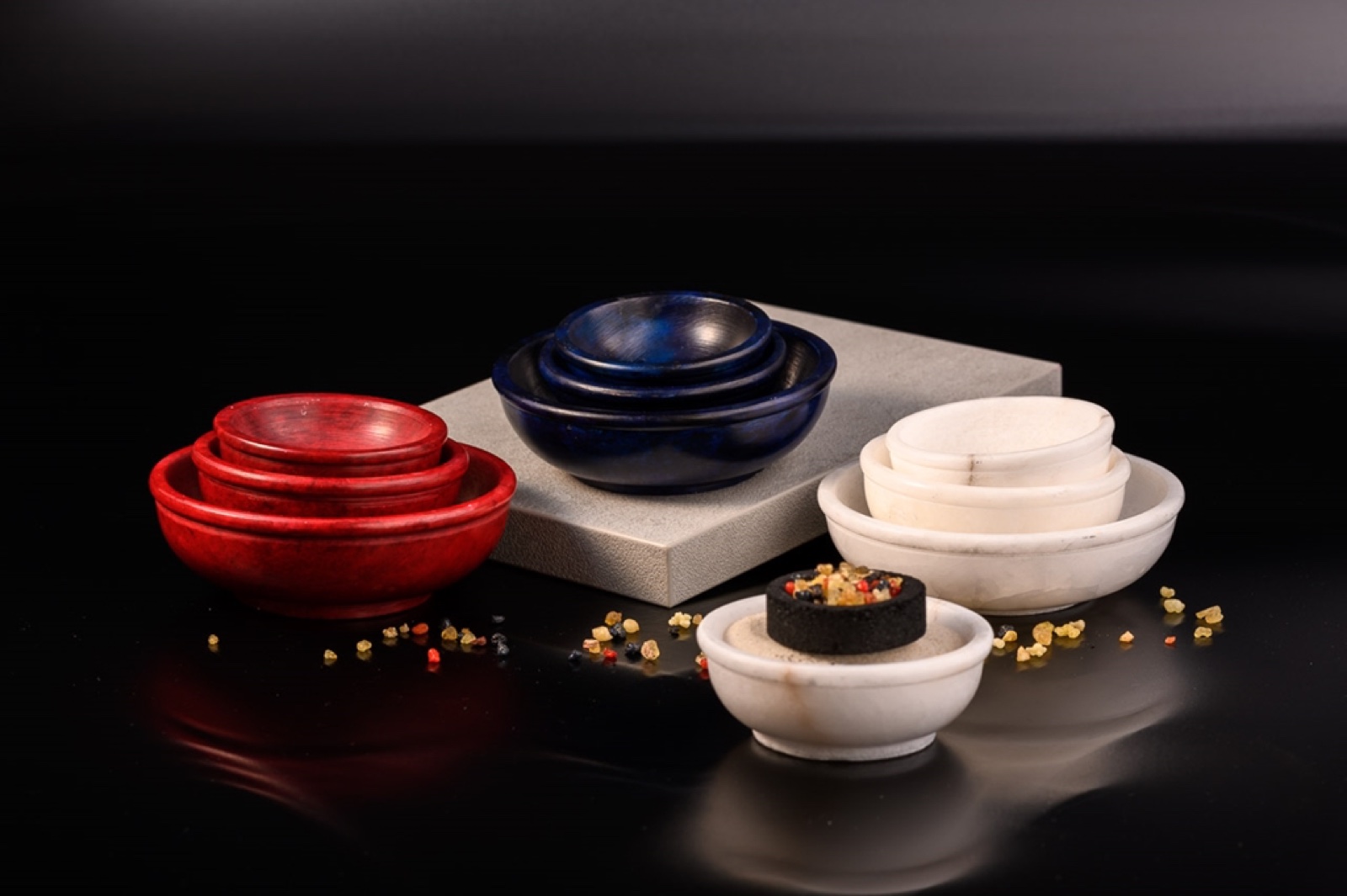 Small incense bowl Mini , soapstone