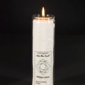Chakra candle - white lotus