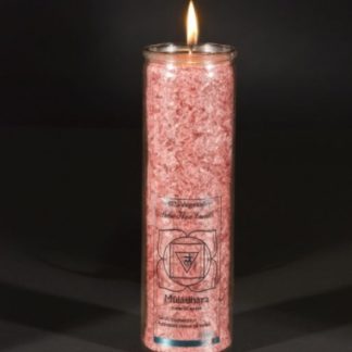 Chakra candle, rot