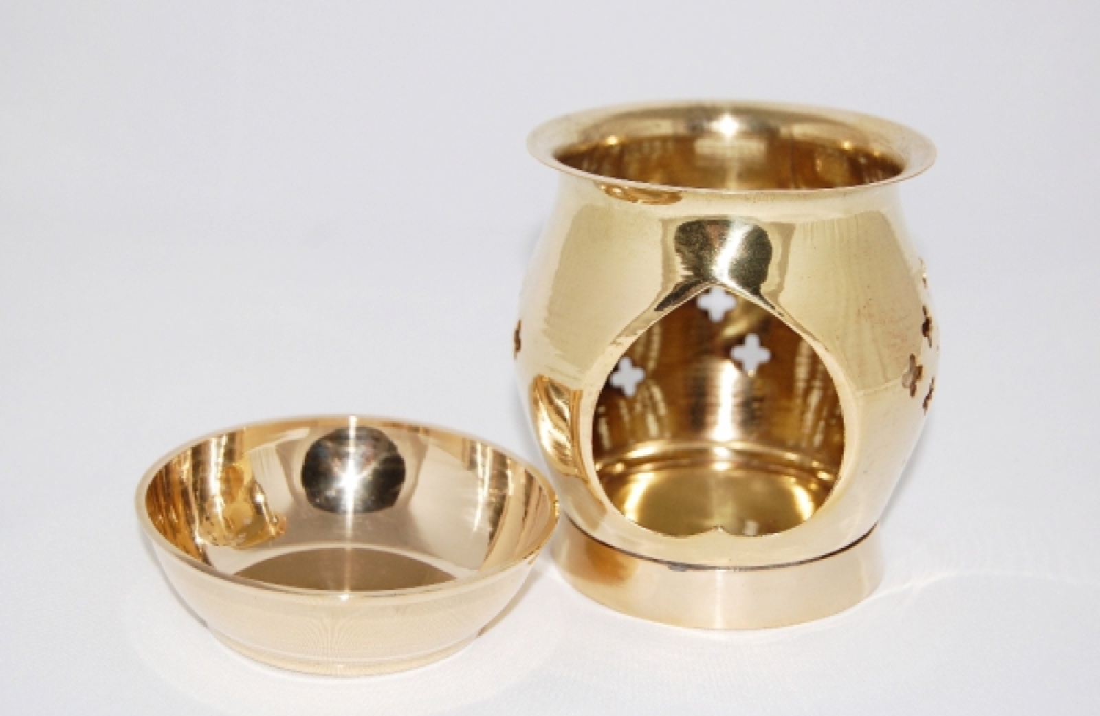 Duftlampe Messing