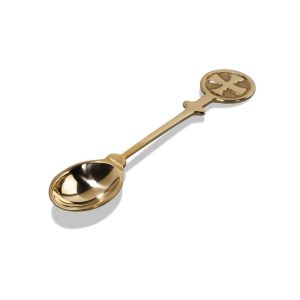 Weihrauchlöffel Messing mit Motiv